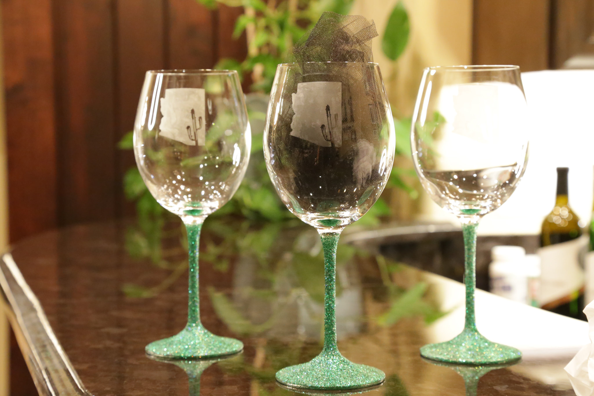 Arizona-Themed Wine Glasses